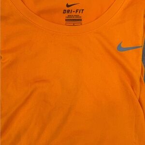 Nike Bright Orange Dri-Fit Tee